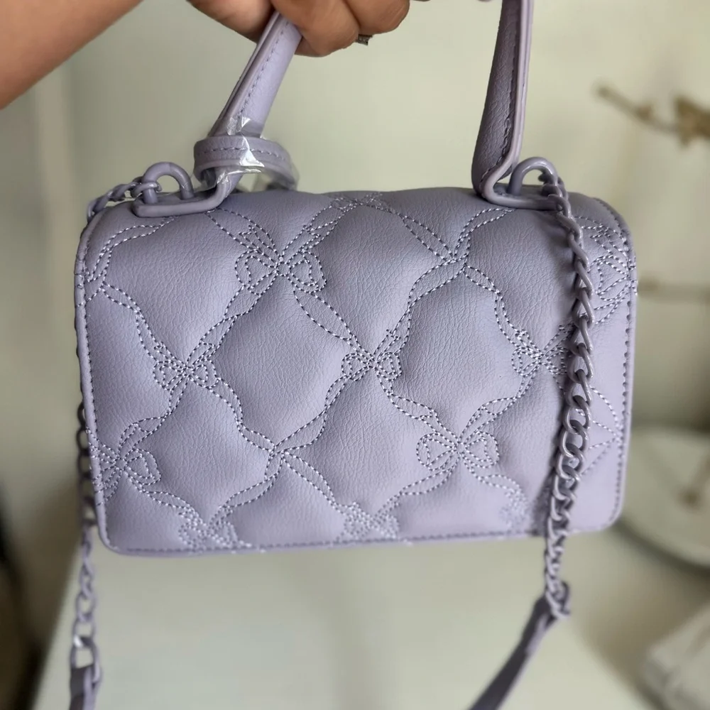 Betsey Johnson Purple Lavender Crossbody - Picture 3 of 4